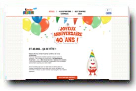 screenshot de www.surprise.kinder.fr