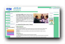 screenshot de www.aeras-infos.fr