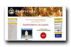 screenshot de www.aquascape-boutique.fr