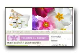 screenshot de www.aromatherapie-huiles-essentielles.com