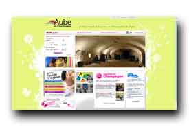 screenshot de www.aube-champagne.com