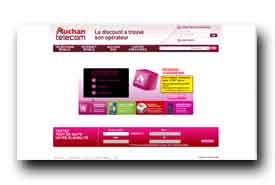 screenshot de www.auchantelecom.fr