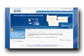 screenshot de www.banque-edel.fr