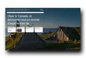 screenshot de fr.canada.travel