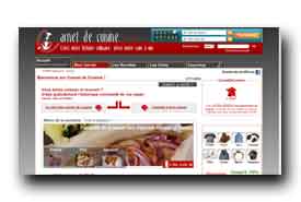 screenshot de www.carnetdecuisine.com