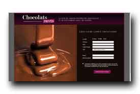 screenshot de www.chocolats-prives.com
