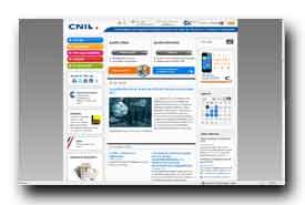 screenshot de www.cnil.fr