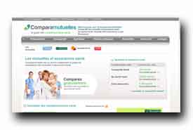 screenshot de www.comparamutuelles.fr