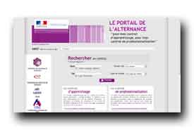 screenshot de www.contrats-alternance.gouv.fr