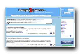 screenshot de www.coups2pouce.fr