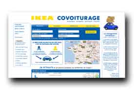 screenshot de www.covoiturage.ikea.fr