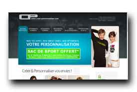 screenshot de www.creer-personnaliser.com