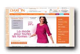 screenshot de www.daxon.fr/grandes-tailles.htm