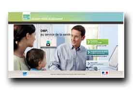 screenshot de www.dmp.gouv.fr