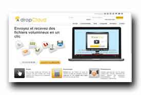 screenshot de fr.dropcloud.com