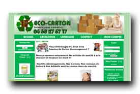 screenshot de www.ecocarton.fr