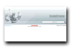 screenshot de www.ecoledirecte.com