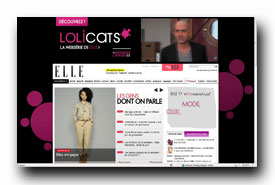 screenshot de www.elle.fr