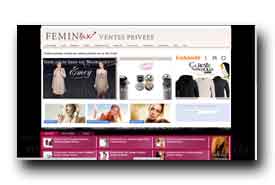 screenshot de www.feminimix.com/ventes-privees