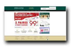 screenshot de www.generale-optique.com