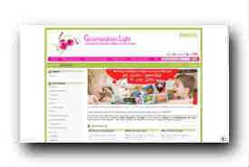 screenshot de www.gourmandises-light.com