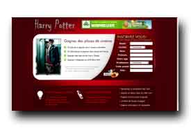 screenshot de harrypotter.cineconcours.fr