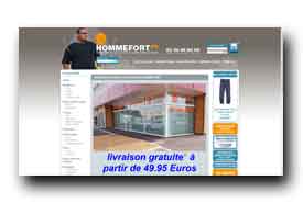 screenshot de www.hommefort.fr