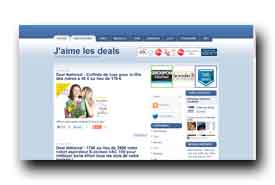 screenshot de www.jaimelesdeals.com