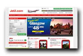 screenshot de www.jet2.com