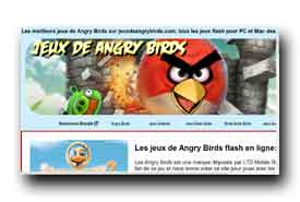 screenshot de www.jeuxdeangrybirds.com