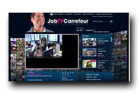 screenshot de recrute.carrefour.fr/web-tv