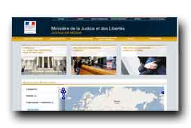 screenshot de www.annuaires.justice.gouv.fr