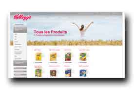 screenshot de www.kelloggs.fr