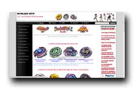 screenshot de www.beyblade.kingeshop.com