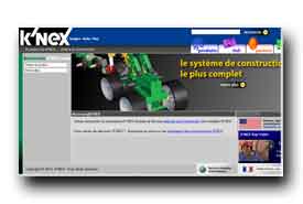 screenshot de www.knex.fr