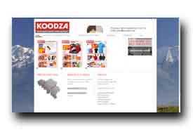 screenshot de www.koodza.be/francais/index.html
