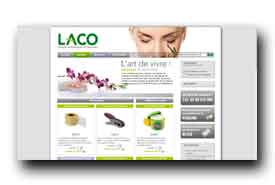 screenshot de www.lacoshop.com