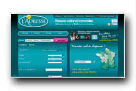 screenshot de www.ladresse.com