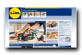 screenshot de www.lidl.be