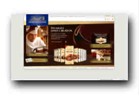 screenshot de www.lindt.com