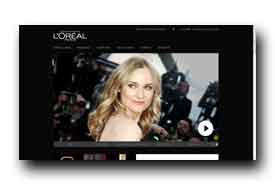 screenshot de www.loreal-paris.fr