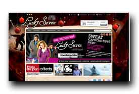 screenshot de www.luckysevenshop.com