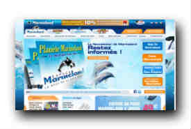 screenshot de www.marineland.fr