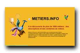 screenshot de www.metiers.info