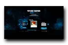 screenshot de www.mylenefarmer-bleunoir.com