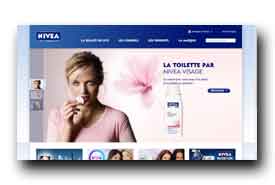 screenshot de www.nivea.fr