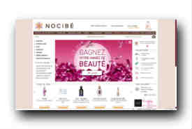 screenshot de www.nocibe.fr