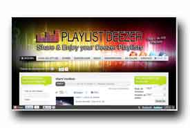 screenshot de www.playlist-deezer.com