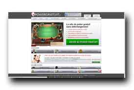 screenshot de www.pokergratuit.fr
