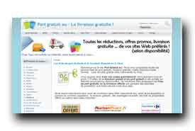 screenshot de www.port-gratuit.eu